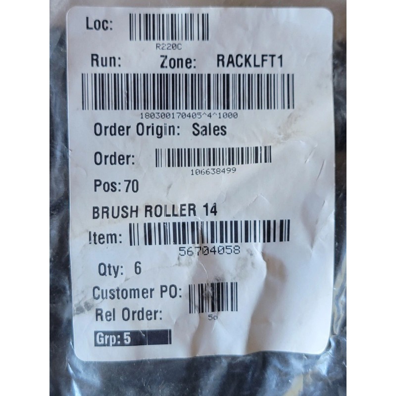 Nilfisk Advance 56704058 Brush Roller 14