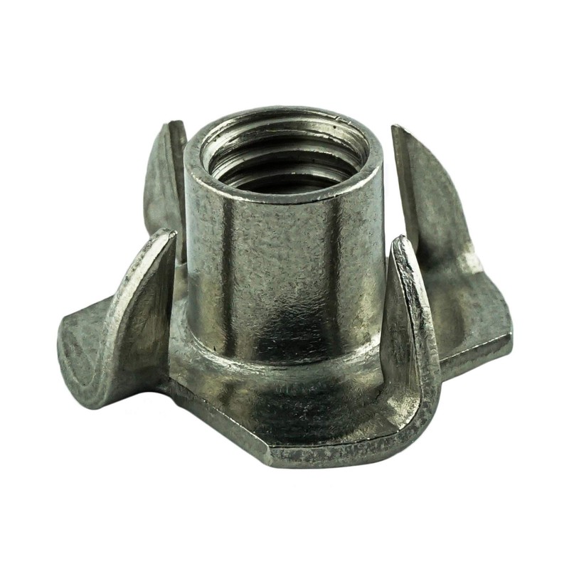 M5 (10 pieces) drive-in nuts with thread for wood, stainless