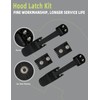 Hood Latch with Catch Bracket 2PCS Compatible with Hummer H2
