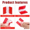 8PCS Small Clear Plastic Hinges Acrylic Small Hinges Self-Adhesive Acrylic