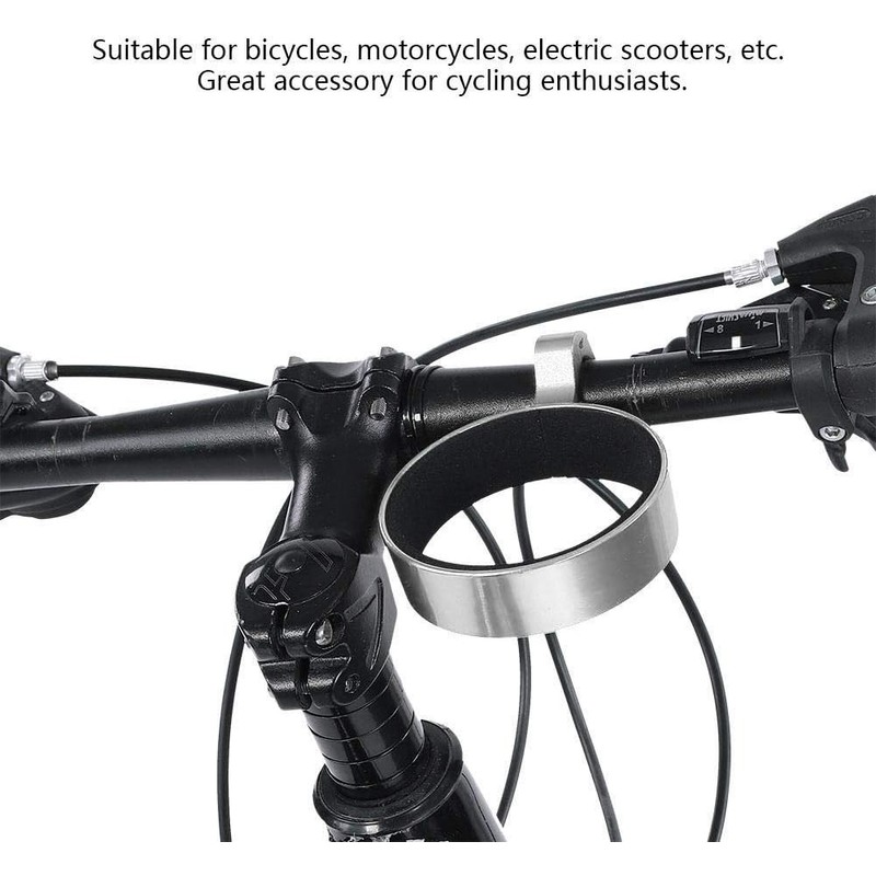 Alomejor Bicicleta Manillar portavasos Aleaci¨®n de Aluminio Bicicleta Botella de