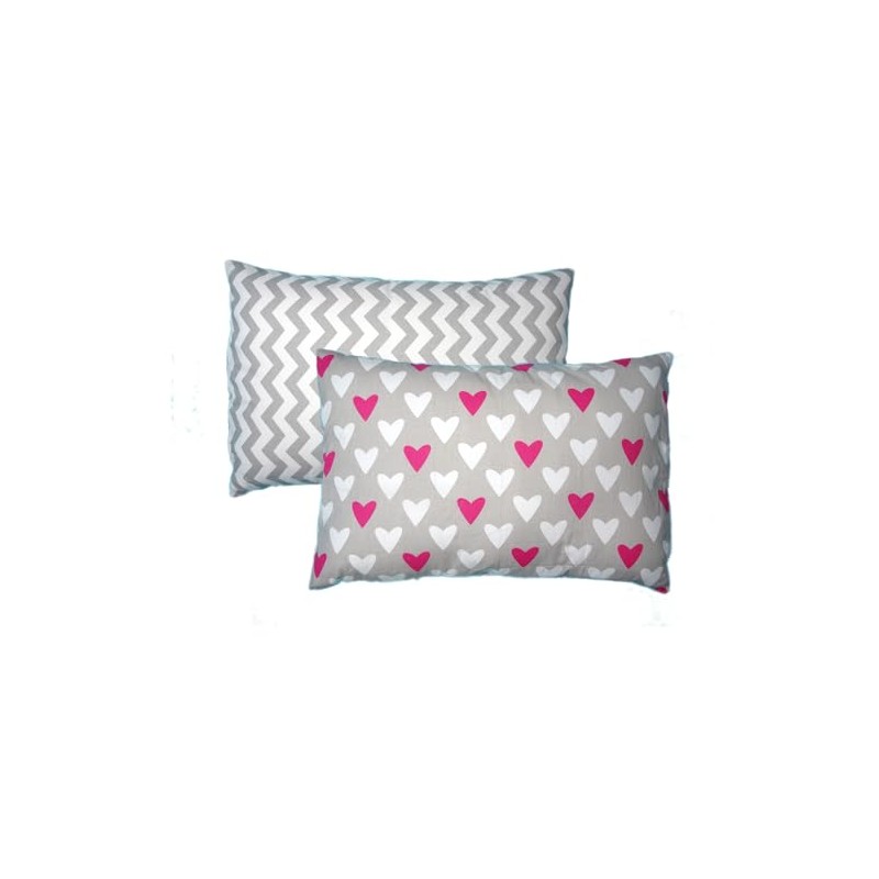 Baby Kids Toddler PILLOWCASE (60x40cm size) 2 PACK 100% cotton