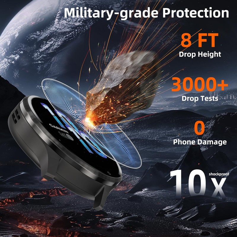 Vauki Pack of 4 Screen Protectors for Garmin Venu 2S,