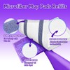 60 Pack Disposable Spray Mop Pad Refills for Wetjet, Unscented
