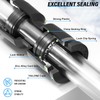 TAILONZ PNEUMATIC Black 6mm od Push to Connect Fittings Pneumatic