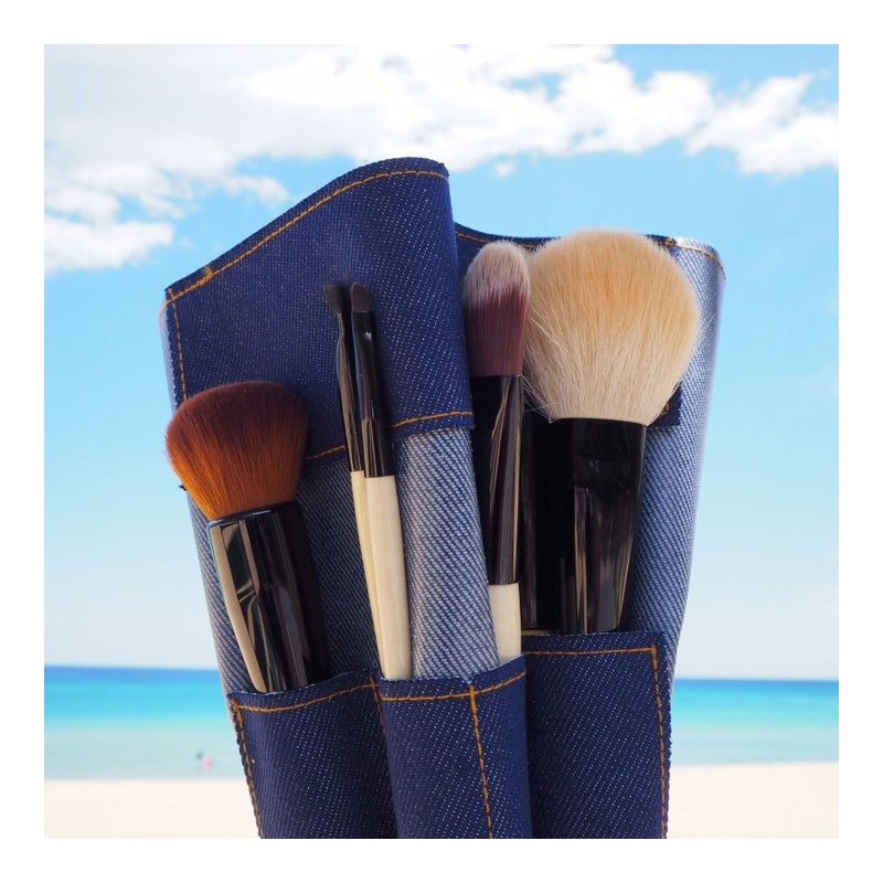 Makeup Brush Pouch - Black Jeans / 메이크업브러시파우치 - 블랙진