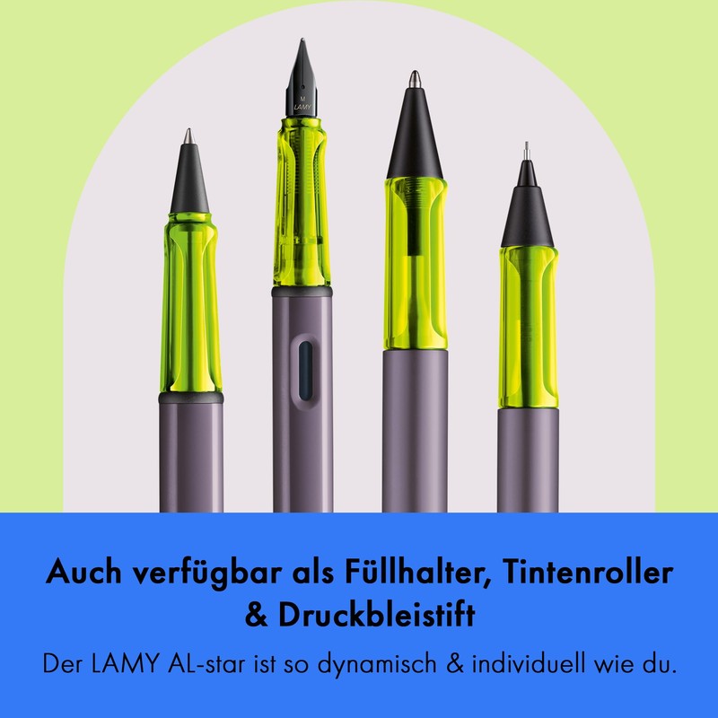 Lamy AL-star Aubergine Ballpoint Pen - Lightweight Ballpoint Pen with