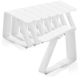 com-four® 8x Premium tablecloth clamp - Tablecloth clamp made of white painted stainless steel - Tablecloth clamp for indoors and outdoors