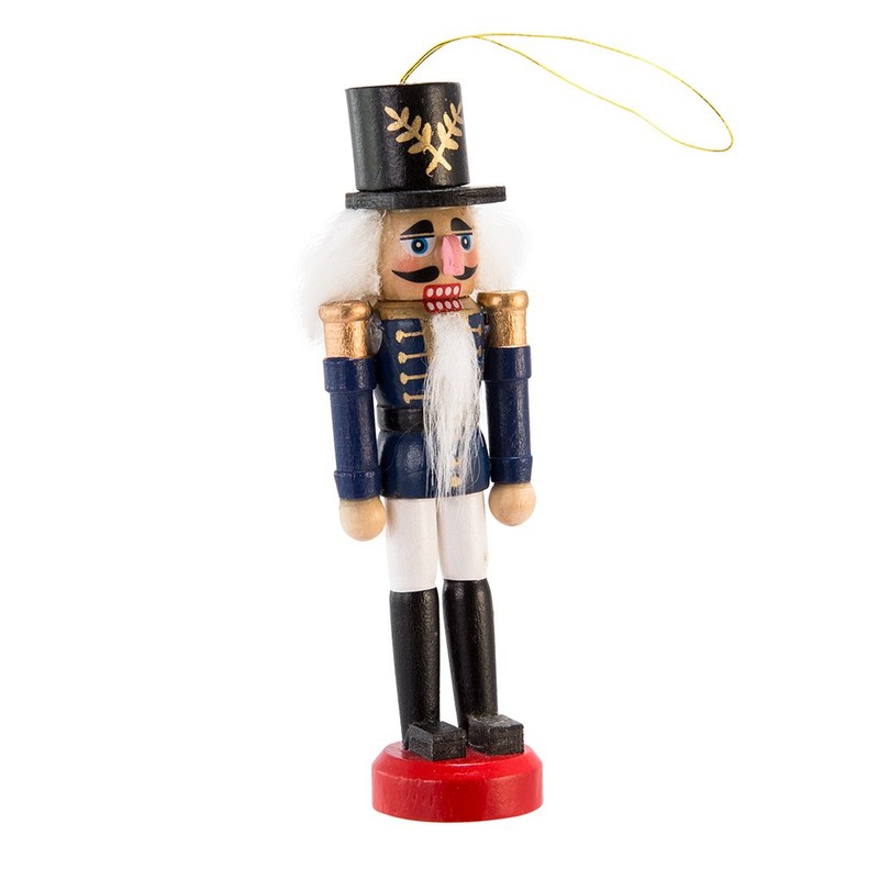 Kurt Adler Wooden Nutcracker Ornament Set, 5-inch Height, Multicolor, Wood
