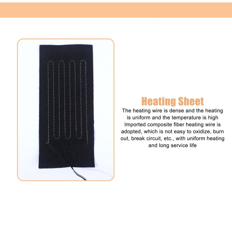 8 in 1 Electric Heating Pads 3 Gears Waterproof Carbon
