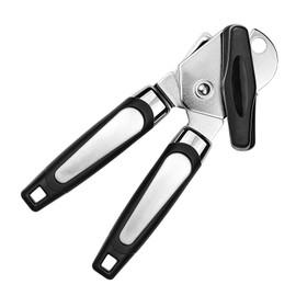 Stainless Steel Manual Tin Openers, Tin Openers Can Opener, 3-in-1 with Non-Slip Handle Can Openers Perfect Kitchen Tool, Professional Ergonomic Heavy Duty Safety Manual Can Opener