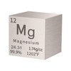PFCKE Magnesium Cube Metal Density Cubes Pure Metal High Density