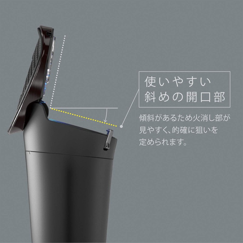 Carmate DZ526 Car Ashtray, Smoke-Proof, Drink Holder Type, Solar, LED
