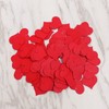 100Pcs Wood Slices HandMade Red HeartShaped Pendant Crafts DIY Wedding