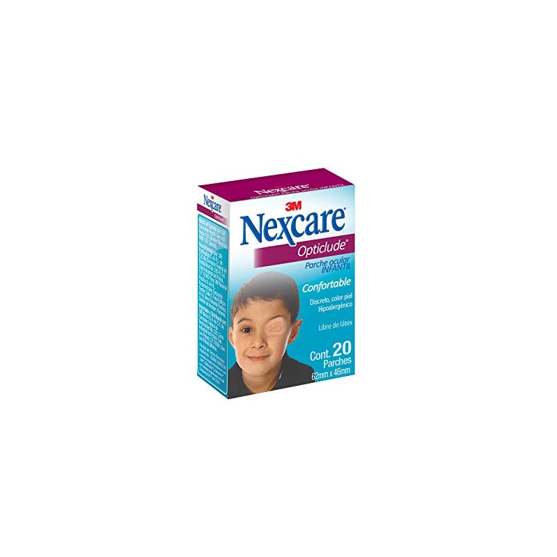 NEXCARE 3M Opticlude Parche Ocular Junior Sin Látex Color Marrón