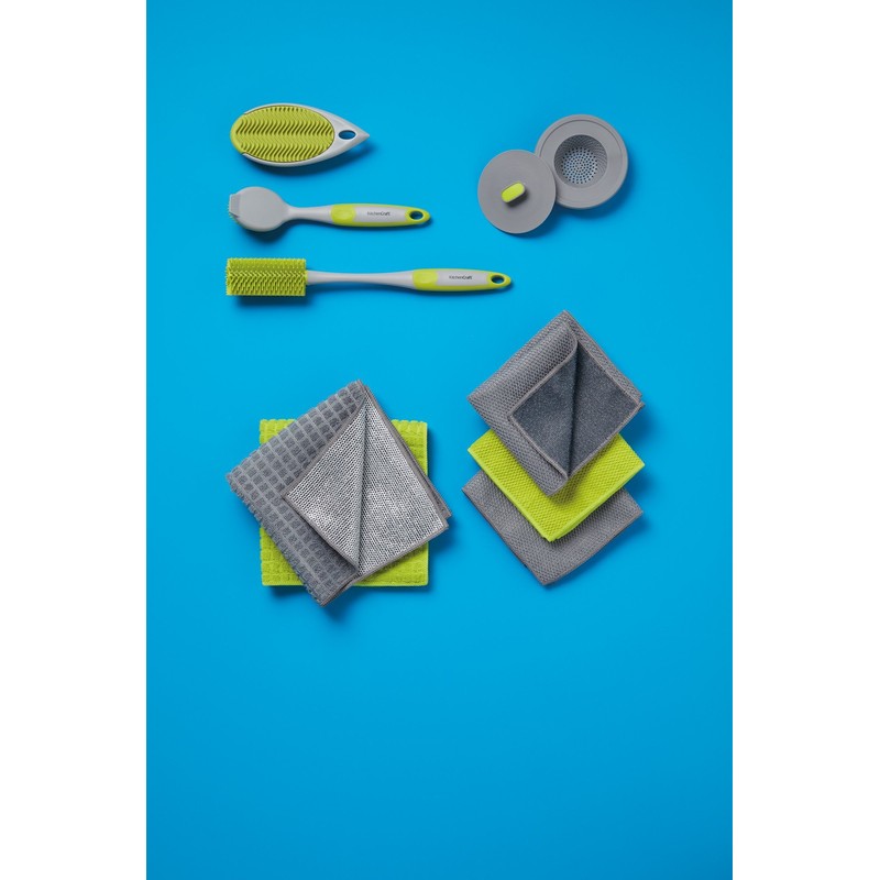 KitchenCraft 2-in-1 Plastic Plug and Sink Strainer, 11.5 cm (4.5")