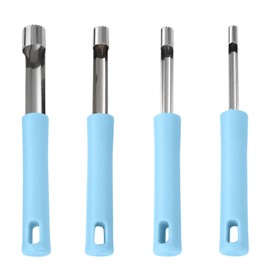 4 Pieces Stainless Steel Core Extractor, Kitchen Tools, Fruit Core Remover, Fruit Tools, Baking Accessories.