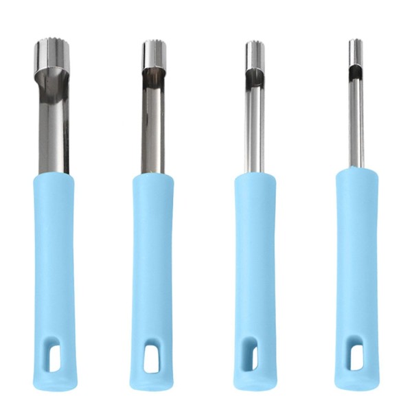 4 Pieces Stainless Steel Core Extractor, Kitchen Tools, Fruit Core