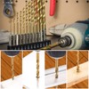 26-Piece Hexagonal Drill Bit Set, 1.5-6.5 mm Drill Bit with