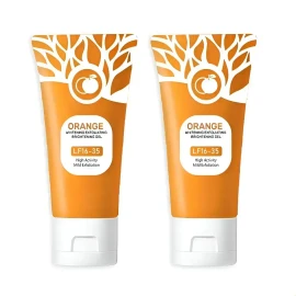 C Gel Exfoliante E Iluminador Con Enzimas De Naranja, //.