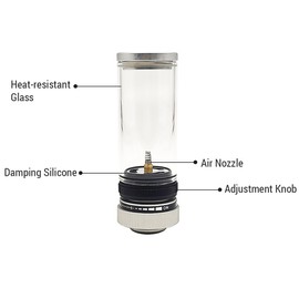 Portable Gas Camping Lantern Head Outdoor Candle Lamp Head for Camping Hiking Travel