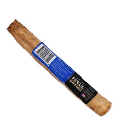 FIDELIS Rawhide Free Dog Chews Long Lasting, Treat Sticks, Dog Treats, Small & Large Dogs, Beef Collagen, Gluten Free, Grain Free, Pet Chew, Bones-Alternative, Made in USA, Peanut Butter, 10"