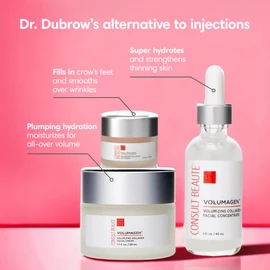 Consult Beaute Volumagen TRIO Skin Care For Plumper & Smoother Skin - Collagen, Hyaluronic Acid and Ceramides - Doctor Formulated for Face, Neck and Eyes - Boost Moisture for Glowing Complexion