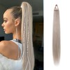 Ponytail Extensions 28'' Long Straight Ponytail Extension Synthetic Pony Tails