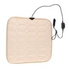 Square Car Seat Heating Pad With Plush Cover 12V Car