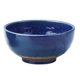 East Tableware Donburi (Large) 17cm Kiln-Changed Irabo Japanese Tableware Bowl (Lapis Lazuli)