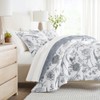 LINENS & HUTCH Bedding Bundle, Patterned Microfiber Comforter Set and