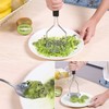AIMALL Stainless Steel Potato Masher 10.2 Inch Vegetable Fruit Press