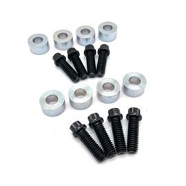Region Offroad Front Seat Slider Bolts + Spacers Compatible with Jeep CJ5 CJ7 CJ8 Wrangler YJ 76-90