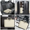 Fireproof File Organizer with Lock, Hard-Shell Case Fireproof Document Box