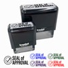 Seal of Approval Check Mark Checkmark Self-Inking Rubber Stamp Ink