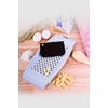 FACKELMANN Spaetzle Grater with Dough Scraper, White, Plastic Spätzle Slicer,