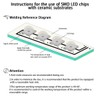 LEDGUHON 10Pcs 3535 SMD Led Chip 3W Warm White Light