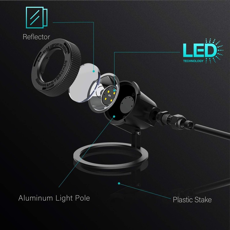 Malibu Submersible LED Pond Light Low Voltage Landscape Lighting Underwater