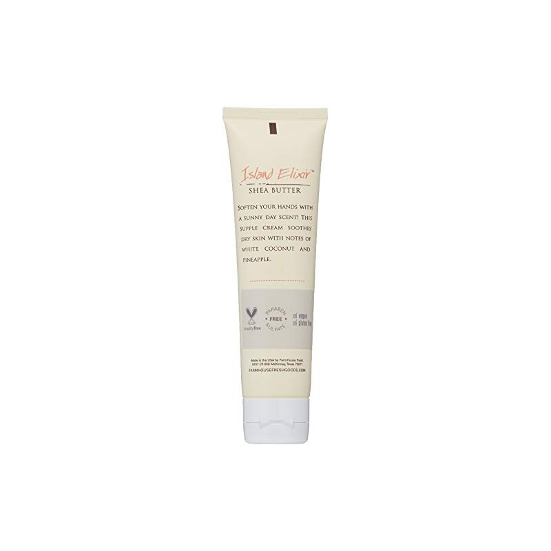 FarmHouse Fresh Island Elixir Shea Butter Hand Cream, 2.4 Fl