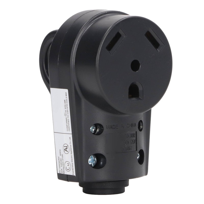 RV Female Plug 30 AMP Good Conductivity Stable Structure RV