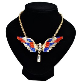 Kamay's 3-Dimensional Black Velvet Jewelry Necklace Pendant Mannequin Neck Stand 20X20cm/7.8X7.8Inch Suitable for 45cm/17.7inch Necklace(Pack of 1)