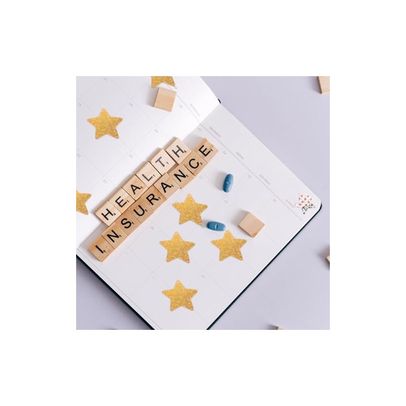 SEWACC Pegatinas De Estrellas Para Niños 2 Rollos De Estrellas