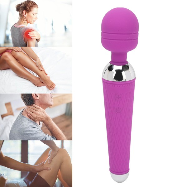 Handheld Deep Tissue Massager, Handheld Deep Muscle Electric Massage Stick, Personal Muscle Relaxation Massager, Vibrating Fascia Massager for Neck Pain
