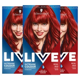 Schwarzkopf Live Intense Colour 035 Real Red (3 x 142.5 ml)