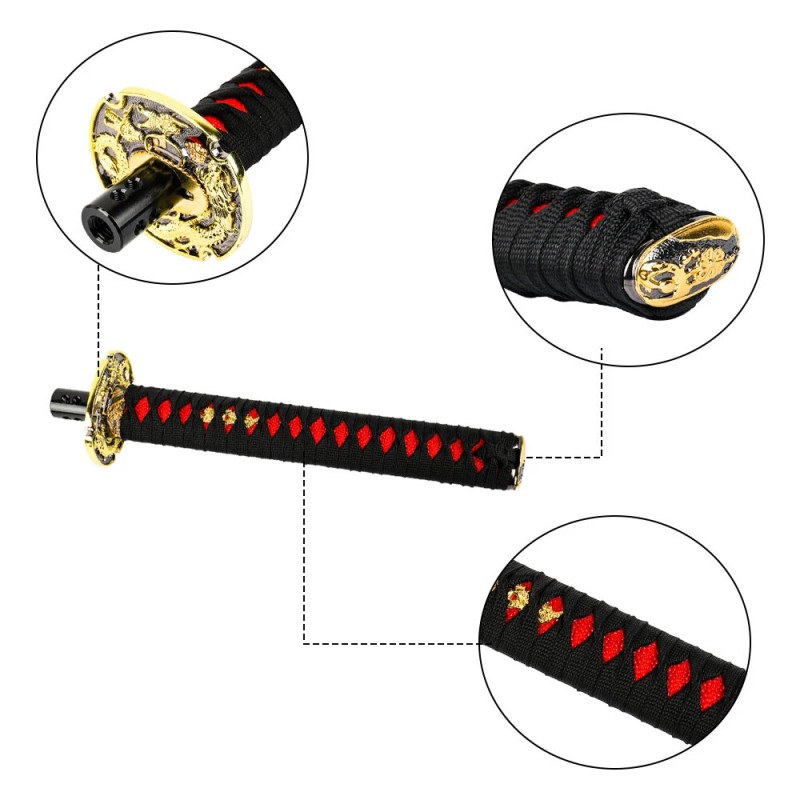 Samurai JDM Samurai Sword Automatic Gear Shift Knob Shifter Katana