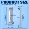 25 Pcs 5 inch Aluminum Roof Gutter Hanger with Straps