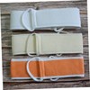 PACKOVE 2pcs Cotton Linen Back Scrubber Strips Exfoliating Bath Bands