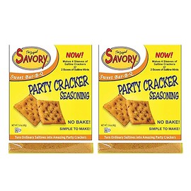 Savory Saltine Seasoning, 1.4 Ounce, Sweet Bar-B-Q, 2 Pack