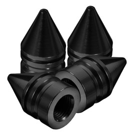 Gatuida Aluminum Alloy Valve Stem Covers Valve Caps Stylish Decorative Easy Installation Maintain Tire Pressure