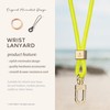 SENLLY Bracelet key chain short, original minimalist design lanyard for